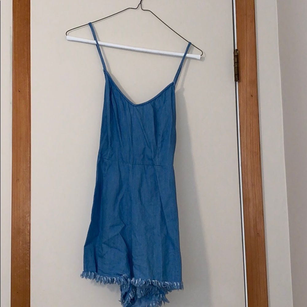 TOBI denim romper